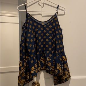 Cold shoulder blouse